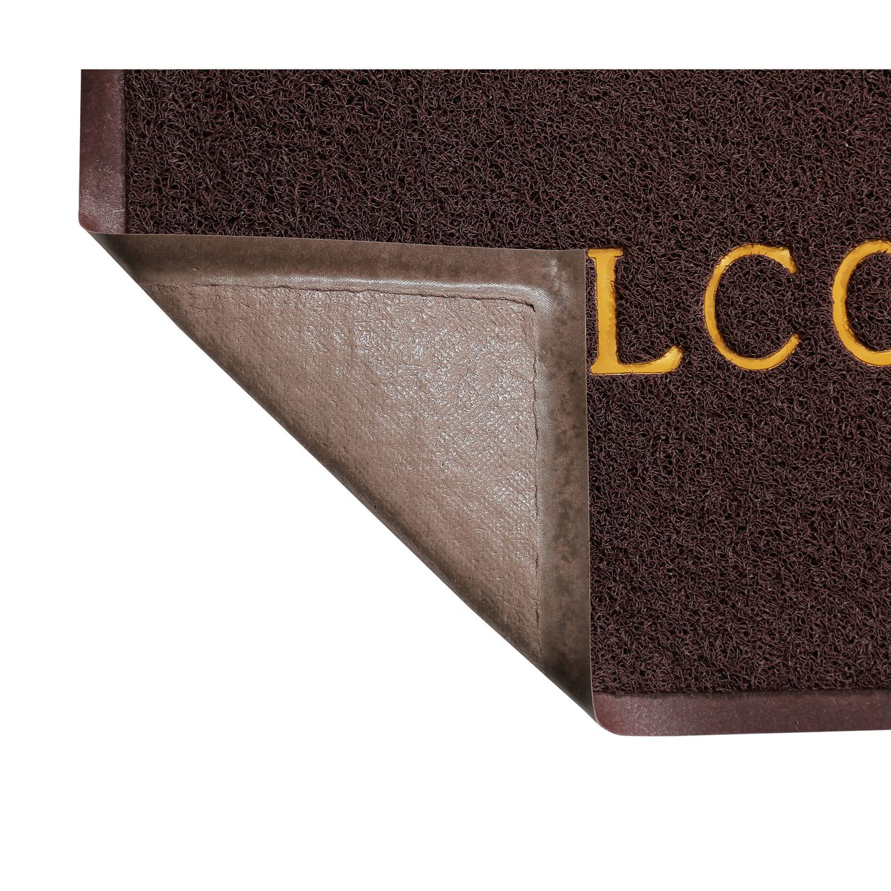 Dream Living Designer Welcome Mat Front Door Mat | 38 cm x58 cm | Floor Mat - Brown