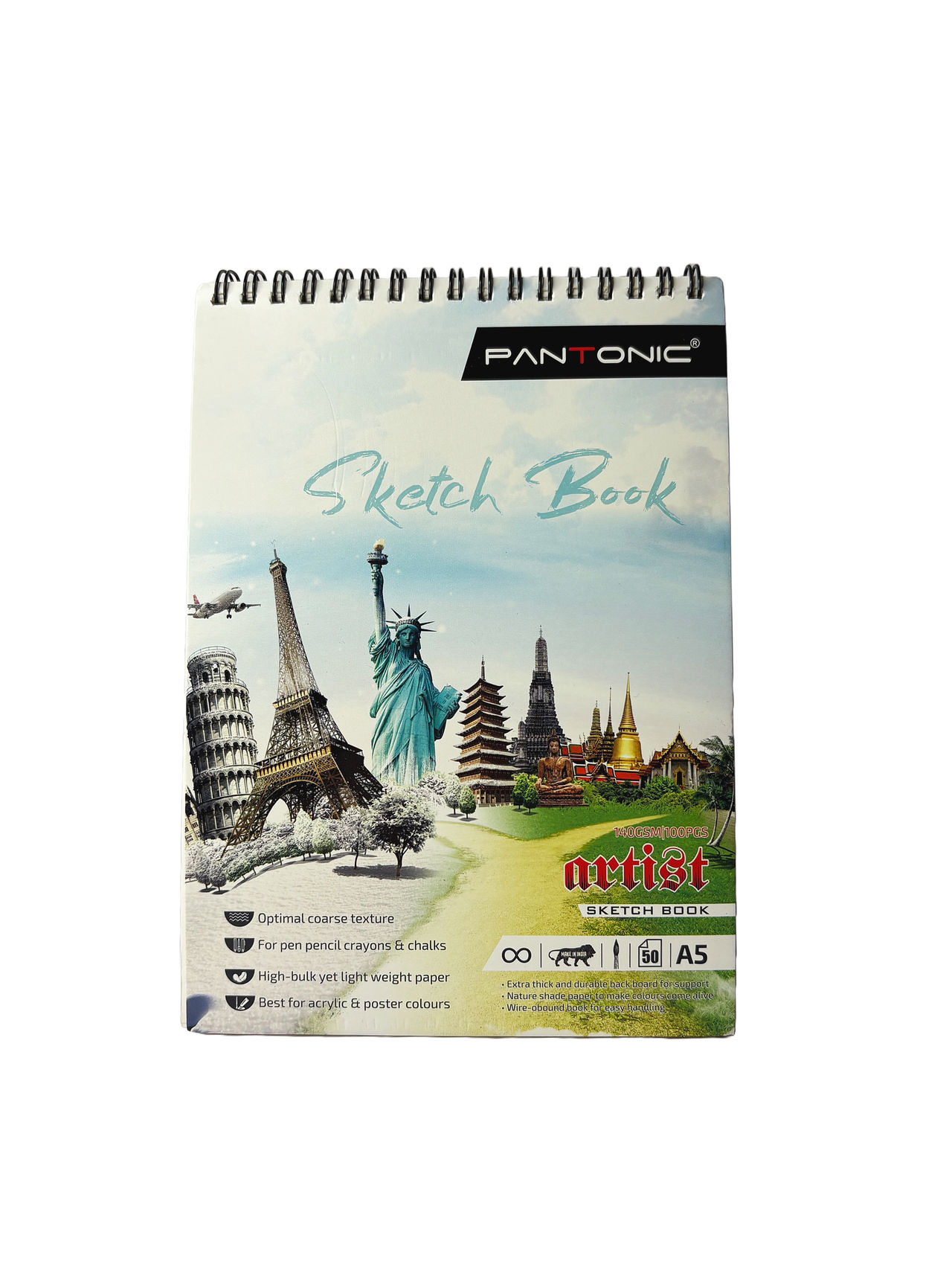 ABK A5- Sketch Pad 160 GSM - Assorted Design