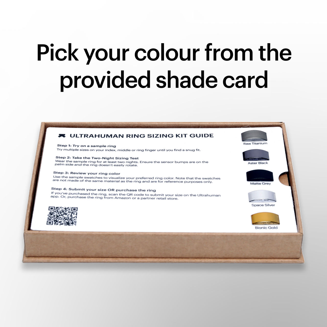 Ultrahuman Ring Air Sizing Kit - Size First Before You Buy - Choose From 10 Sizes - Sizes 5 To 14