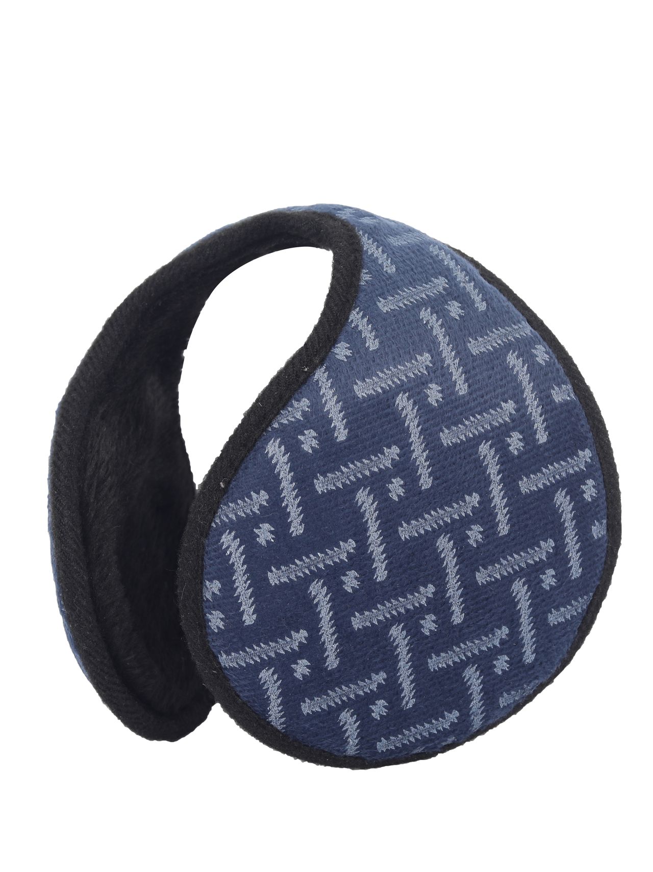 Fabseasons Unisex Geometric Polyester Winter Earmuffs | Multicolour - Free Size
