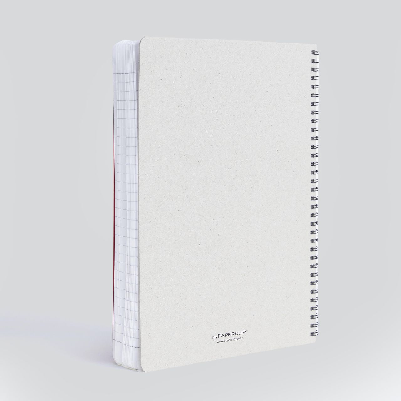 myPAPERCLIP B5 Wiro Notebook | B5 Size | Red | Ruled Pages