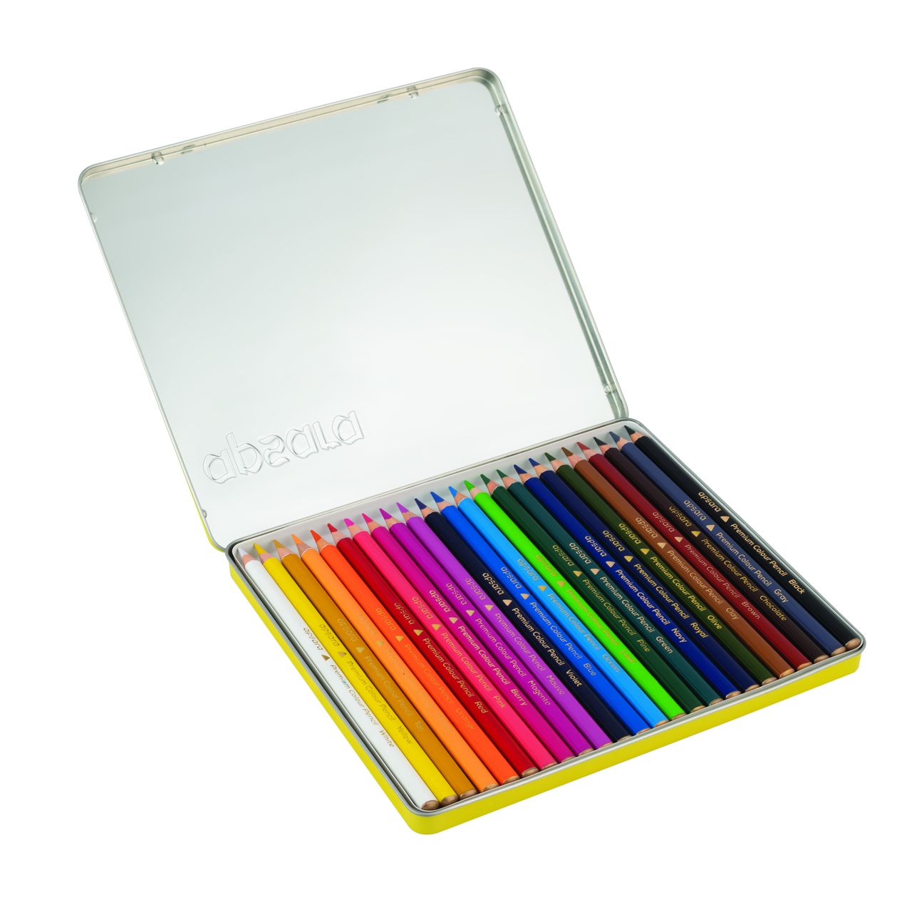 Apsara 24 Full Size Premium Triangular Colour Pencil | Brilliant colours | Hex Shape | Easy Grip