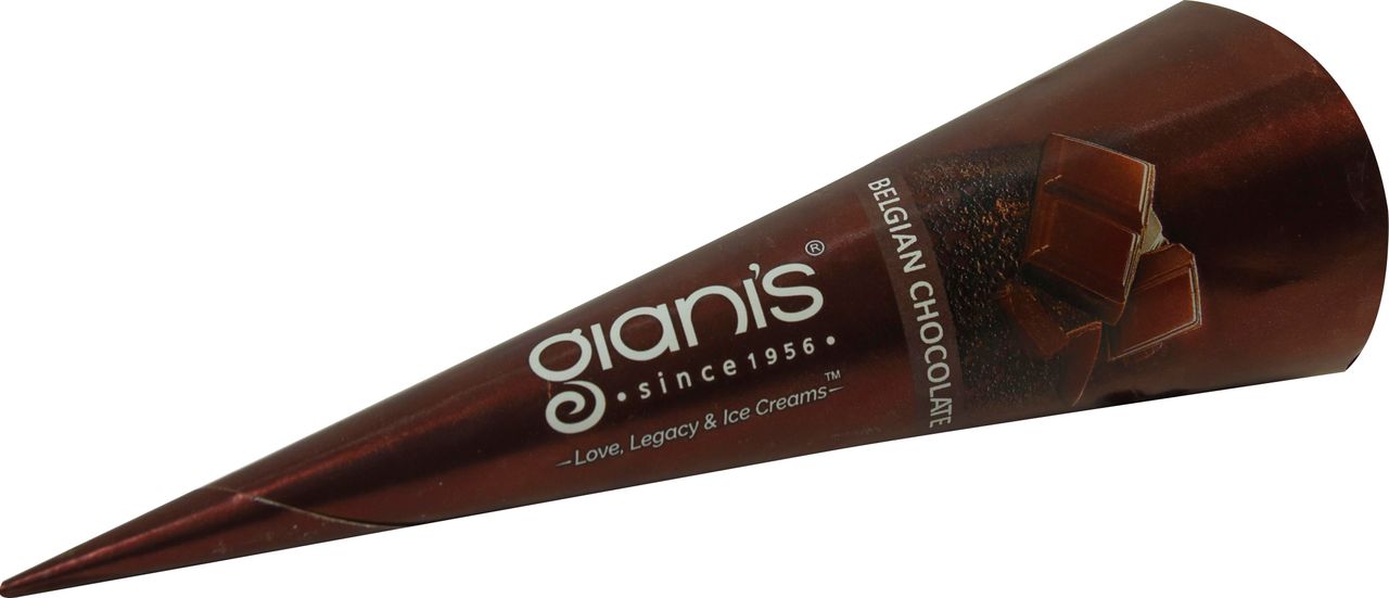 Giani's Belgian Chocolate Ice Cream Cone