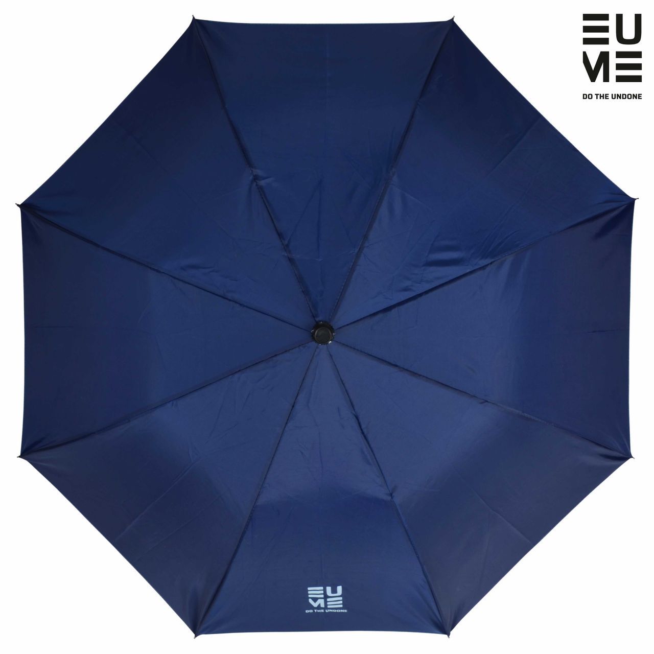 EUME Leatrix 21 Inch 2 Fold Auto-Open Lemon Umbrella | Navy Blue