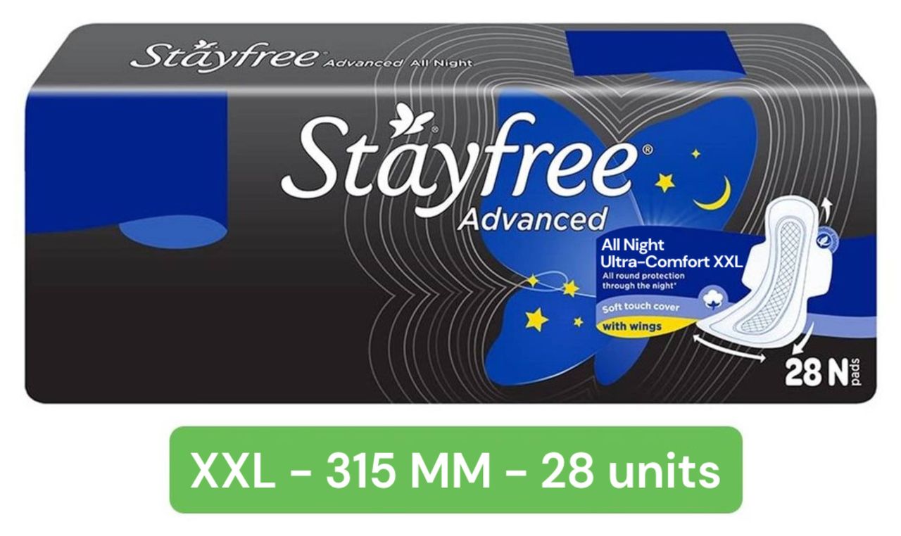 Stayfree Advanced Nights XXL Sanitary Pads