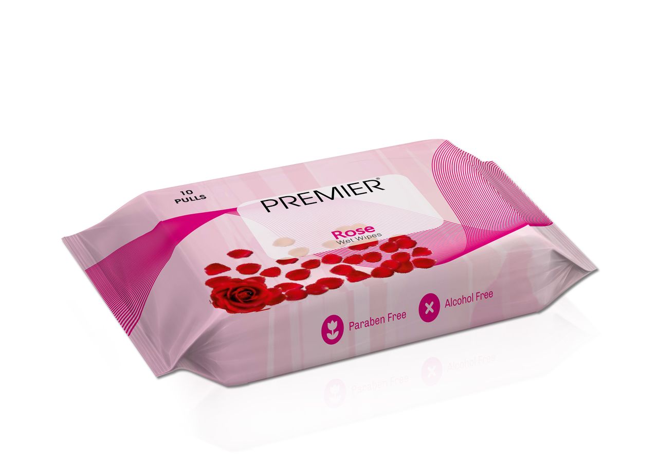 Premier Wet Wipes 10 Pulls Assorted