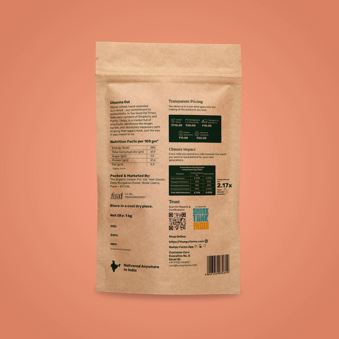Humpy Farms Organic Chana Dal