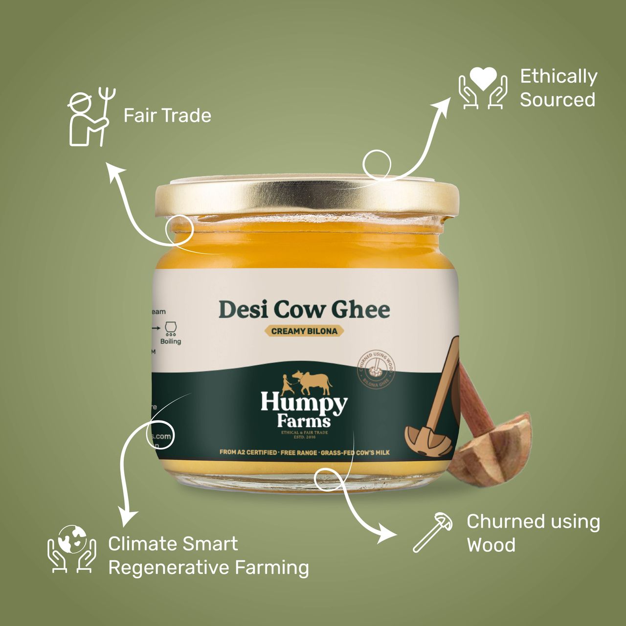 Humpy Farms A2 Desi Cow Ghee