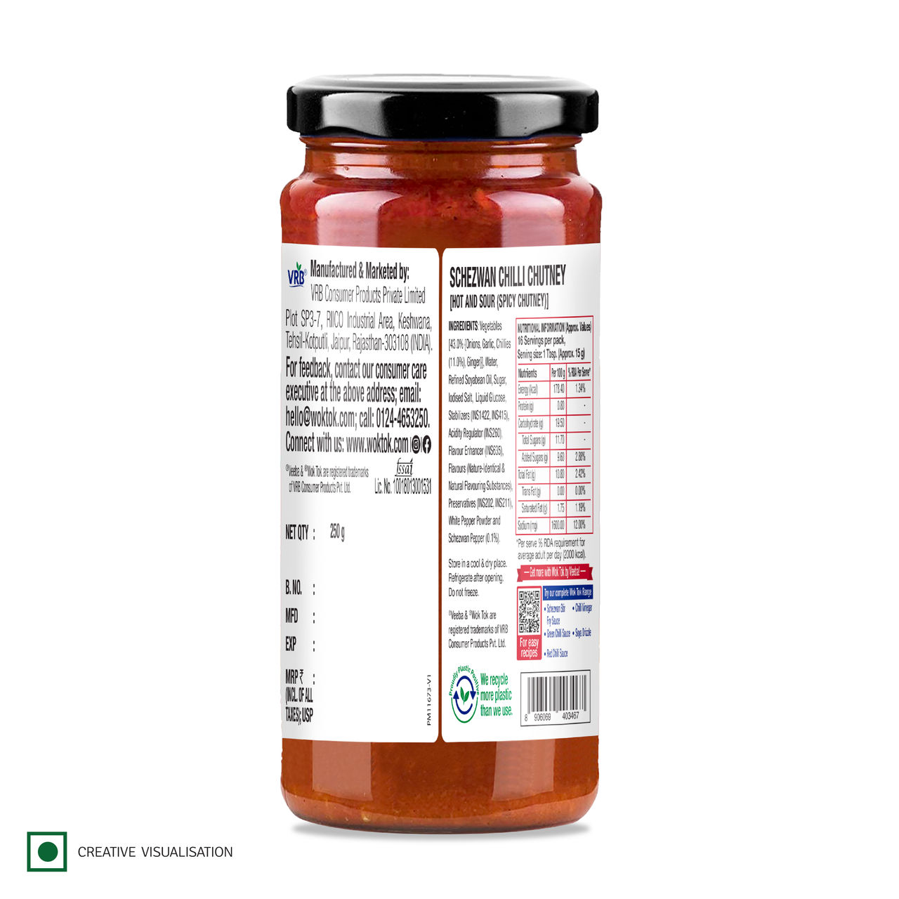 Veeba Schezwan Chilli Chutney