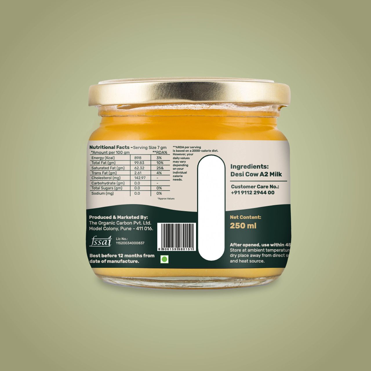 Humpy Farms A2 Desi Cow Ghee