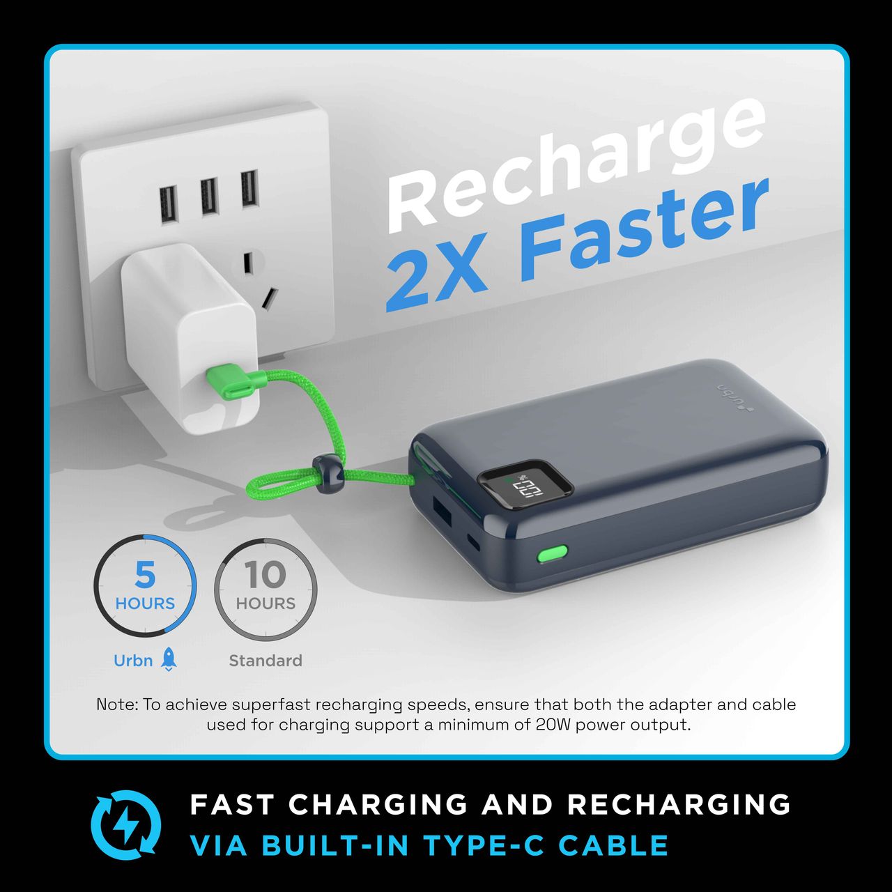 Urbn 20000Mah Ultra Link - Blue