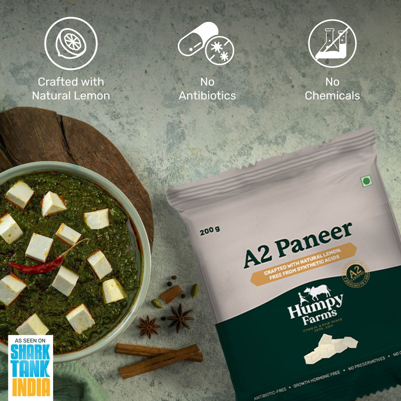 Humpy Farms A2 Paneer