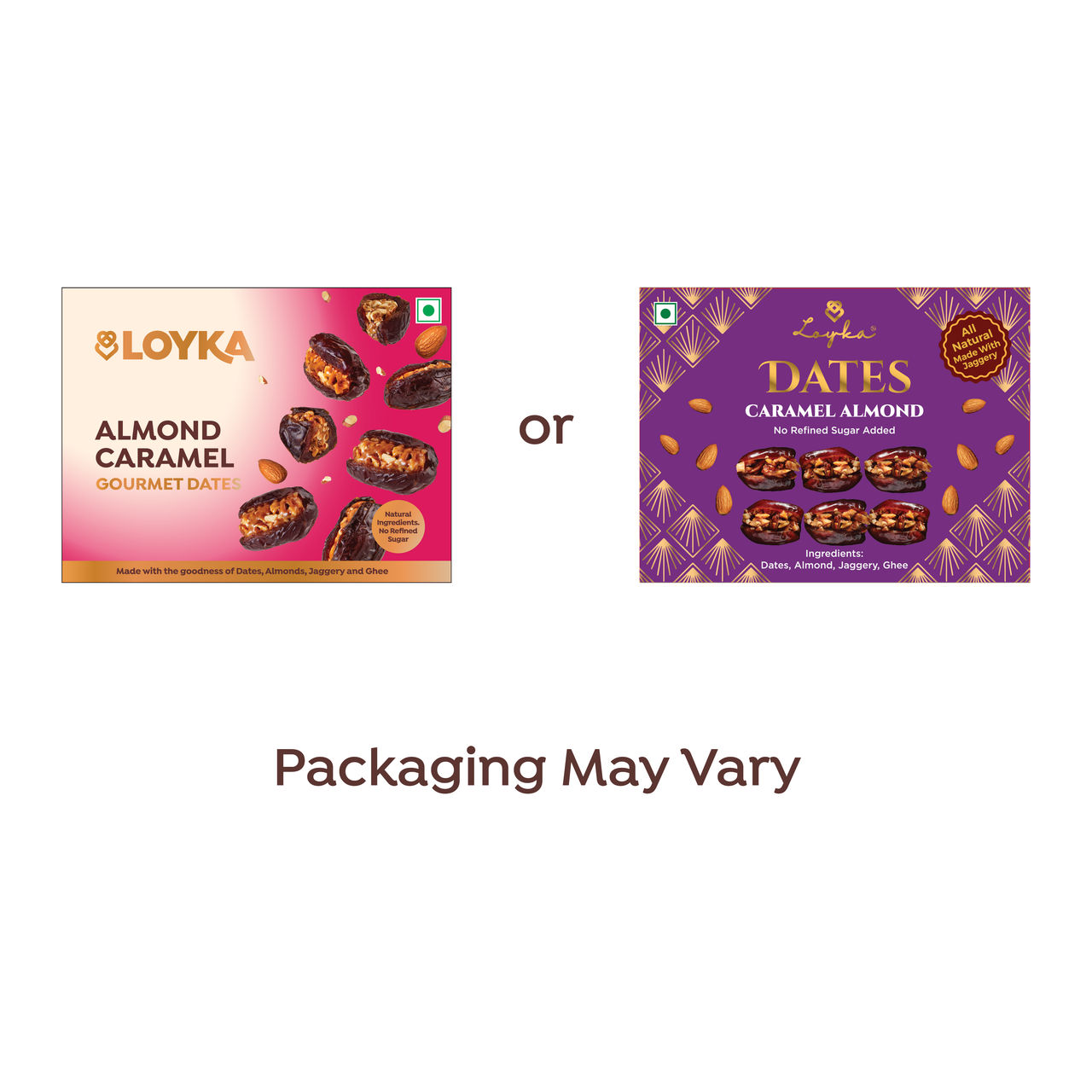 Loyka Almond Caramel Gourmet Dates Box
