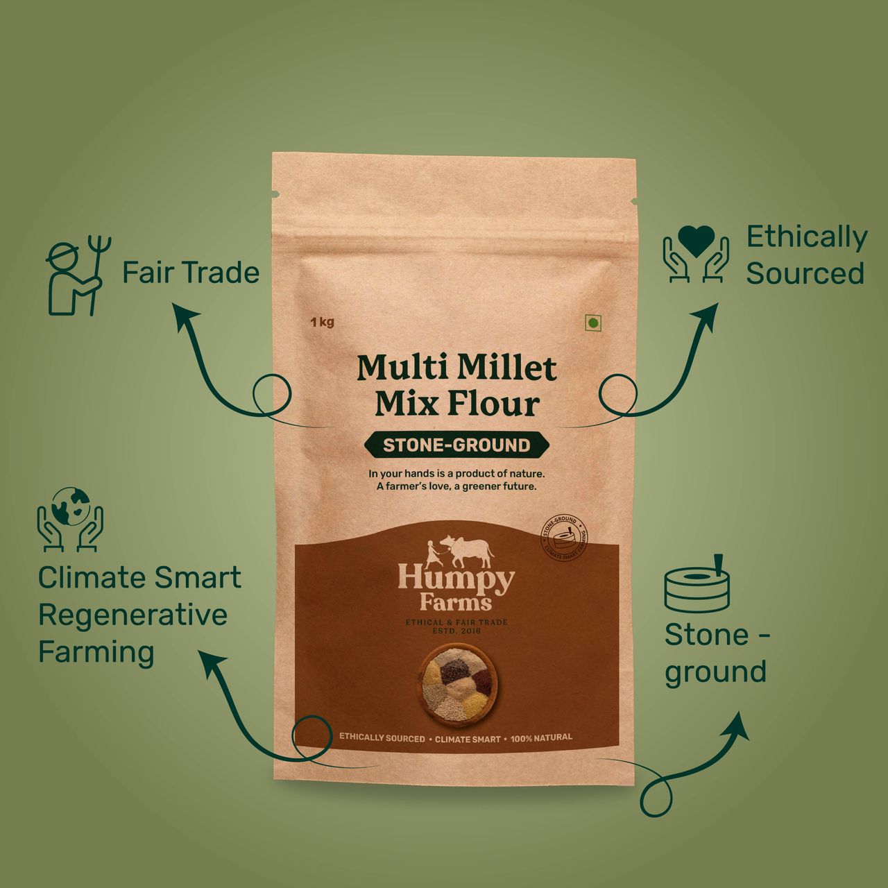 Humpy Farms Multi Millet Mix Flour