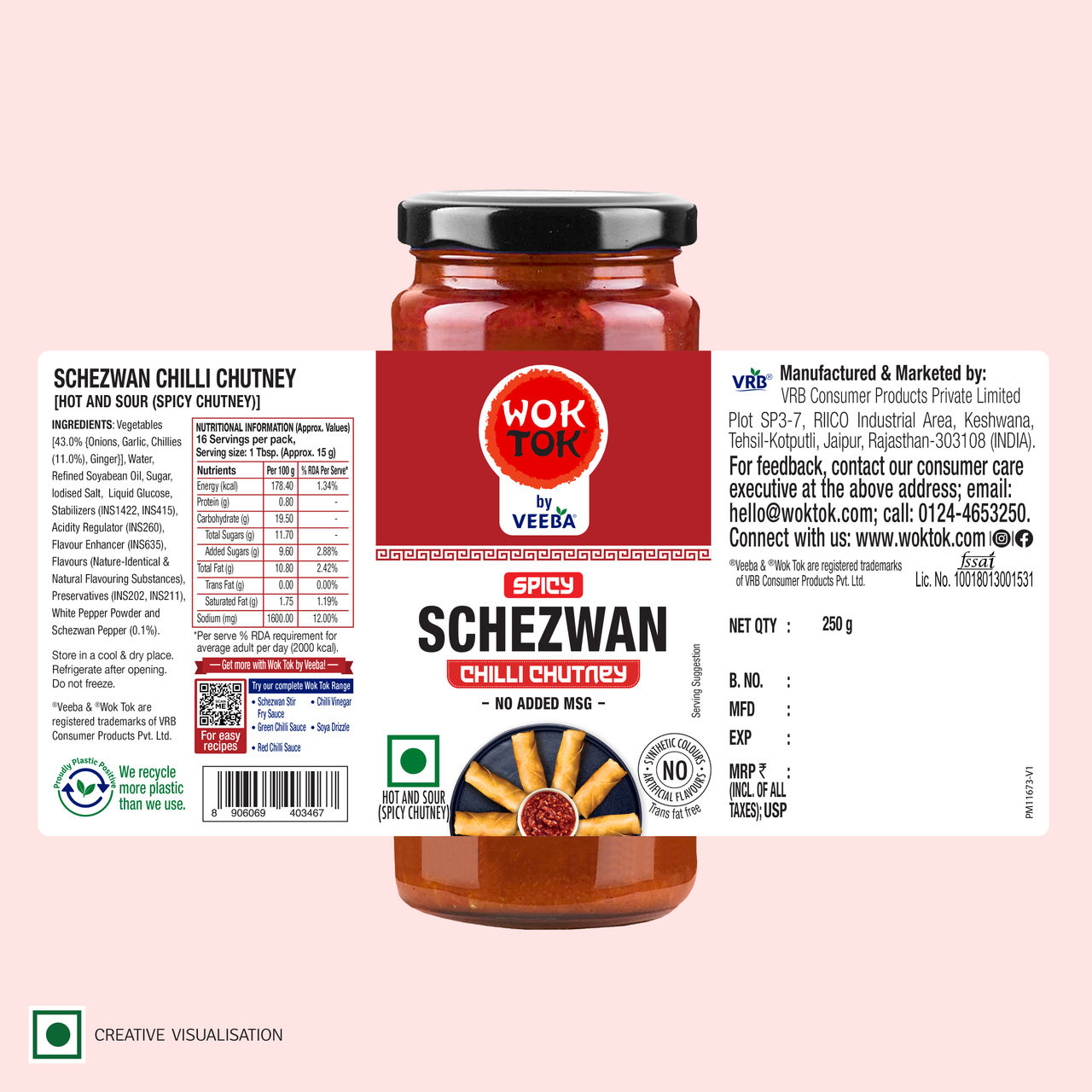 Veeba Schezwan Chilli Chutney