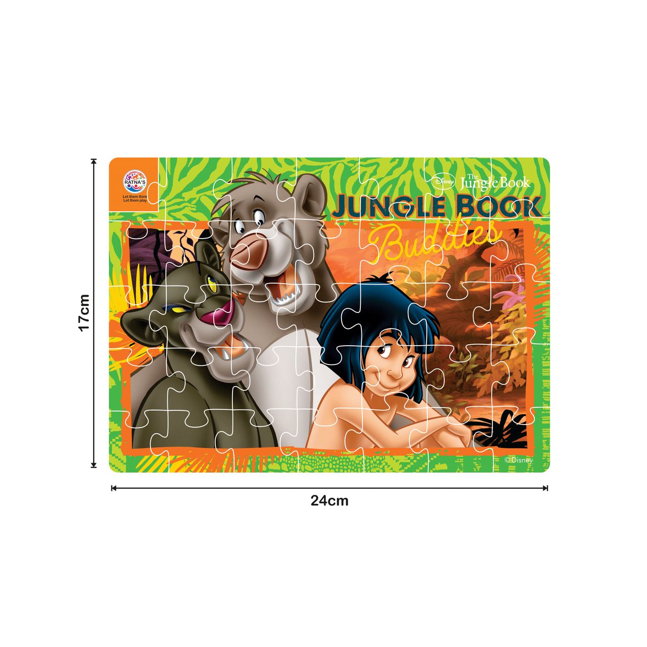 Ratna's 4In1 The Jungle Book Jigsaw