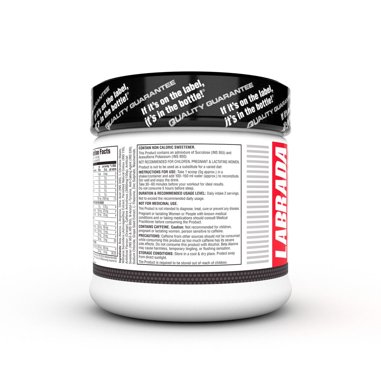 Labrada Supercharge Preworkout Orange