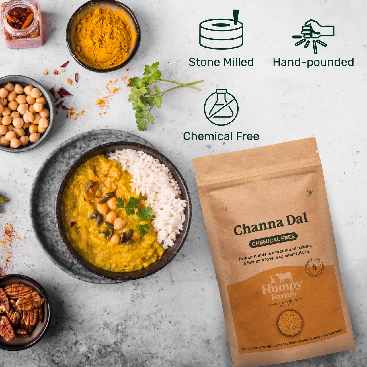 Humpy Farms Organic Chana Dal