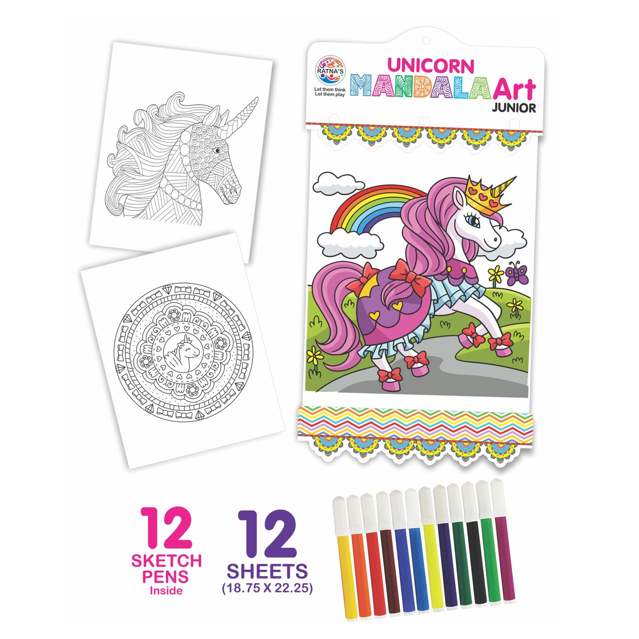 Ratna's Unicorn Mandala Art Jr.