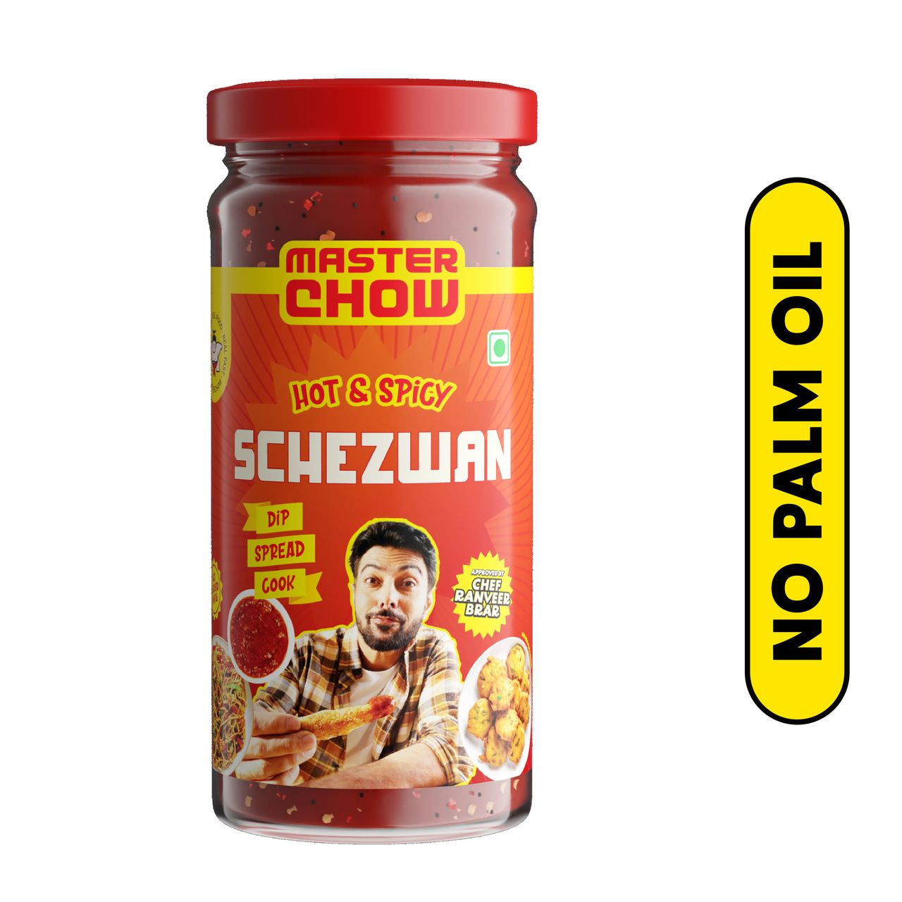 Masterchow Schzewan Chutney(250gms) & Bingo! Mad Angles Achaari Masti Chips(66gms) Combo