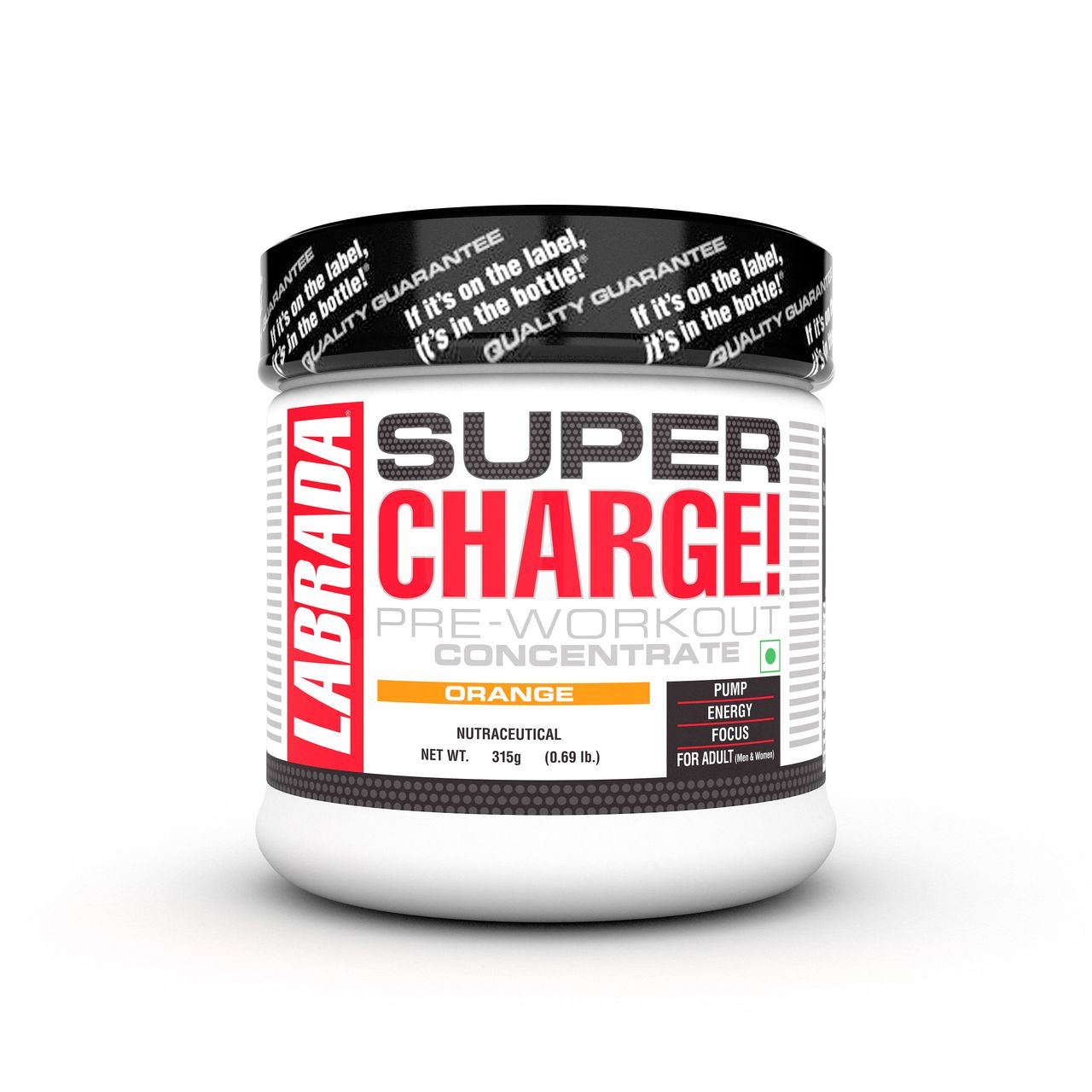 Labrada Supercharge Preworkout Orange
