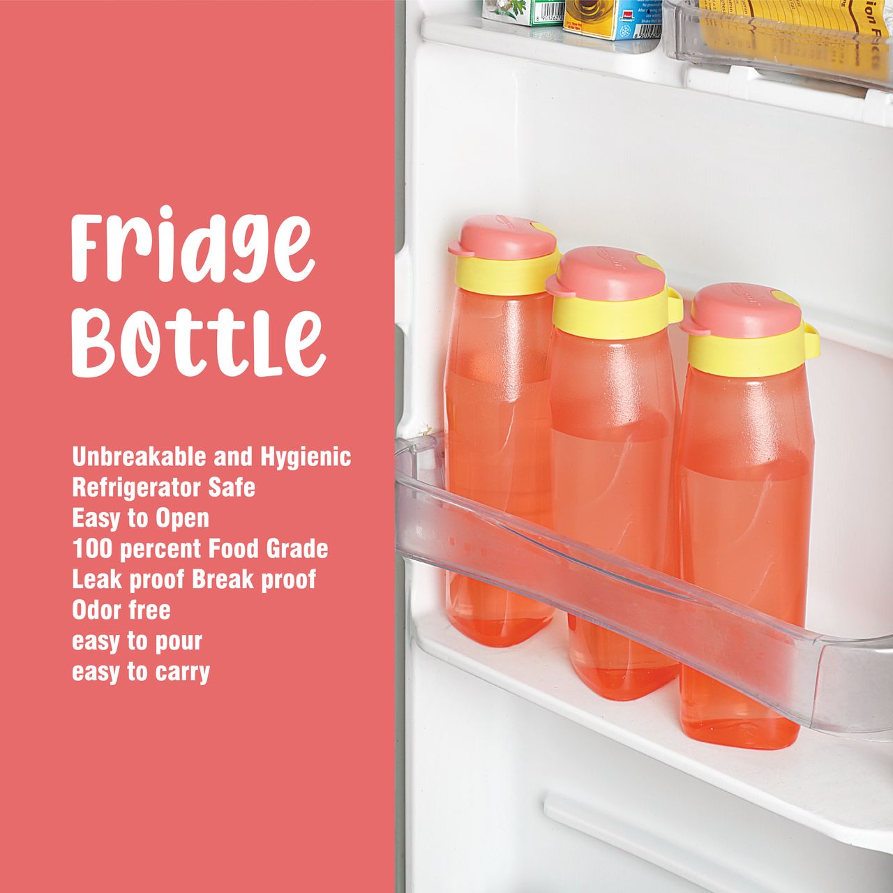 Mastercook Plastic Trident PP Bottle | Assorted - 850 ml