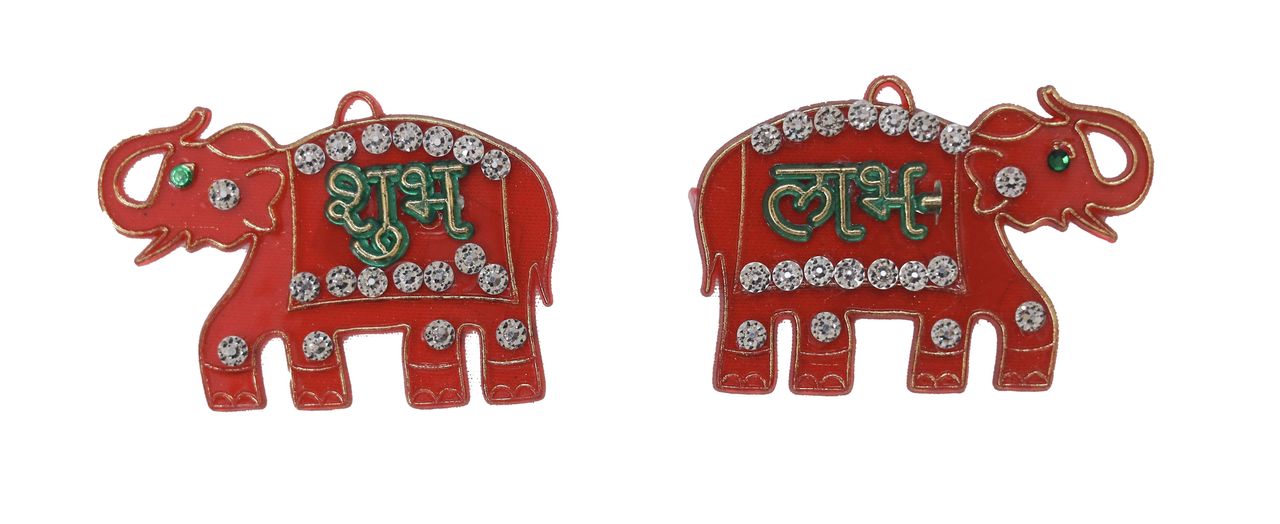 Aarvi Shubh Labh Elephant Good Luck