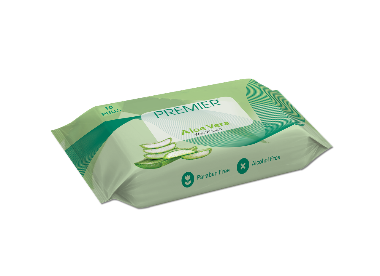 Premier Wet Wipes 10 Pulls Assorted