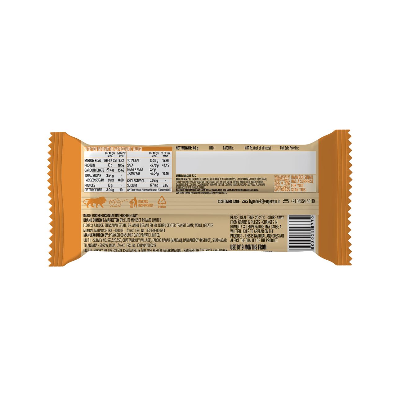 Superyou Cheese Protein Wafer Bar 40 g Combo