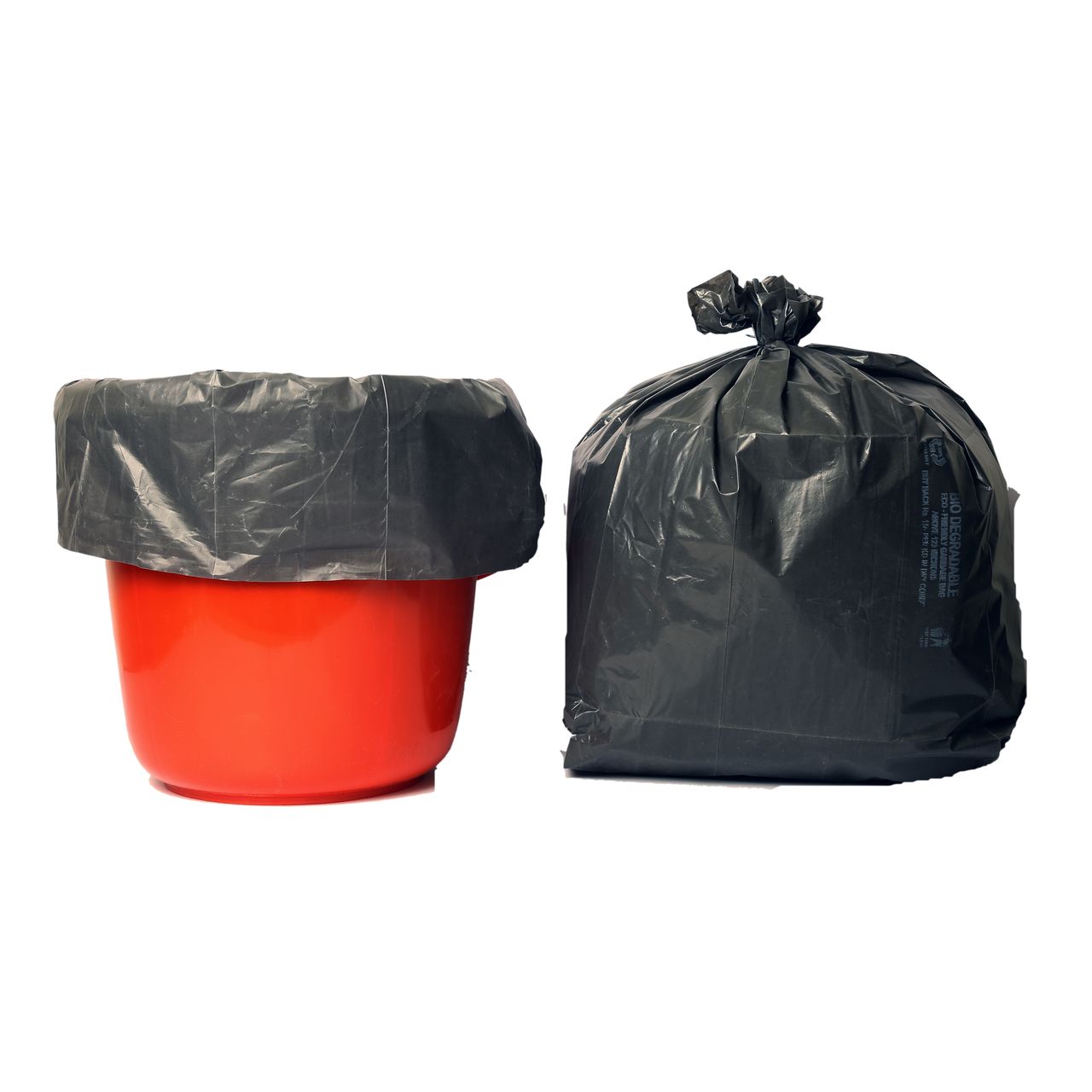 Kcofoil Medium Garbage Bag | 20 x 24 | 12 Bags - 120 Micron
