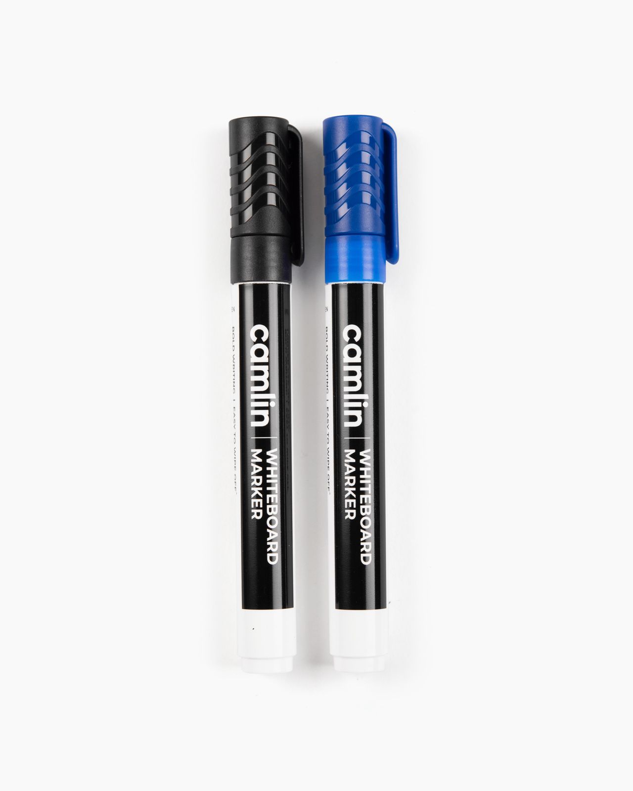 Camlin Whiteboard Marker - Pack Of 2 Assorted Colors (Black, Blue)