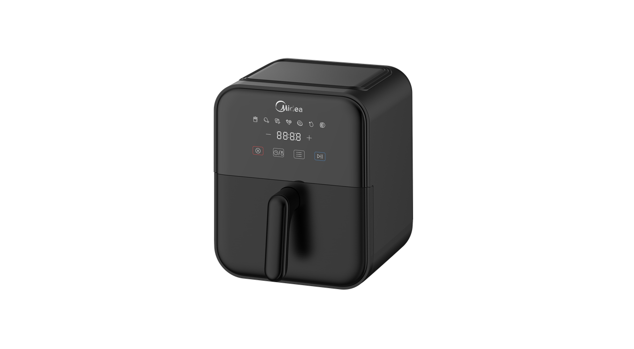 Midea 4.2L Air Fryer | 1600W Power | Digital display with 8 preset menu settings| Auto Cut-Off