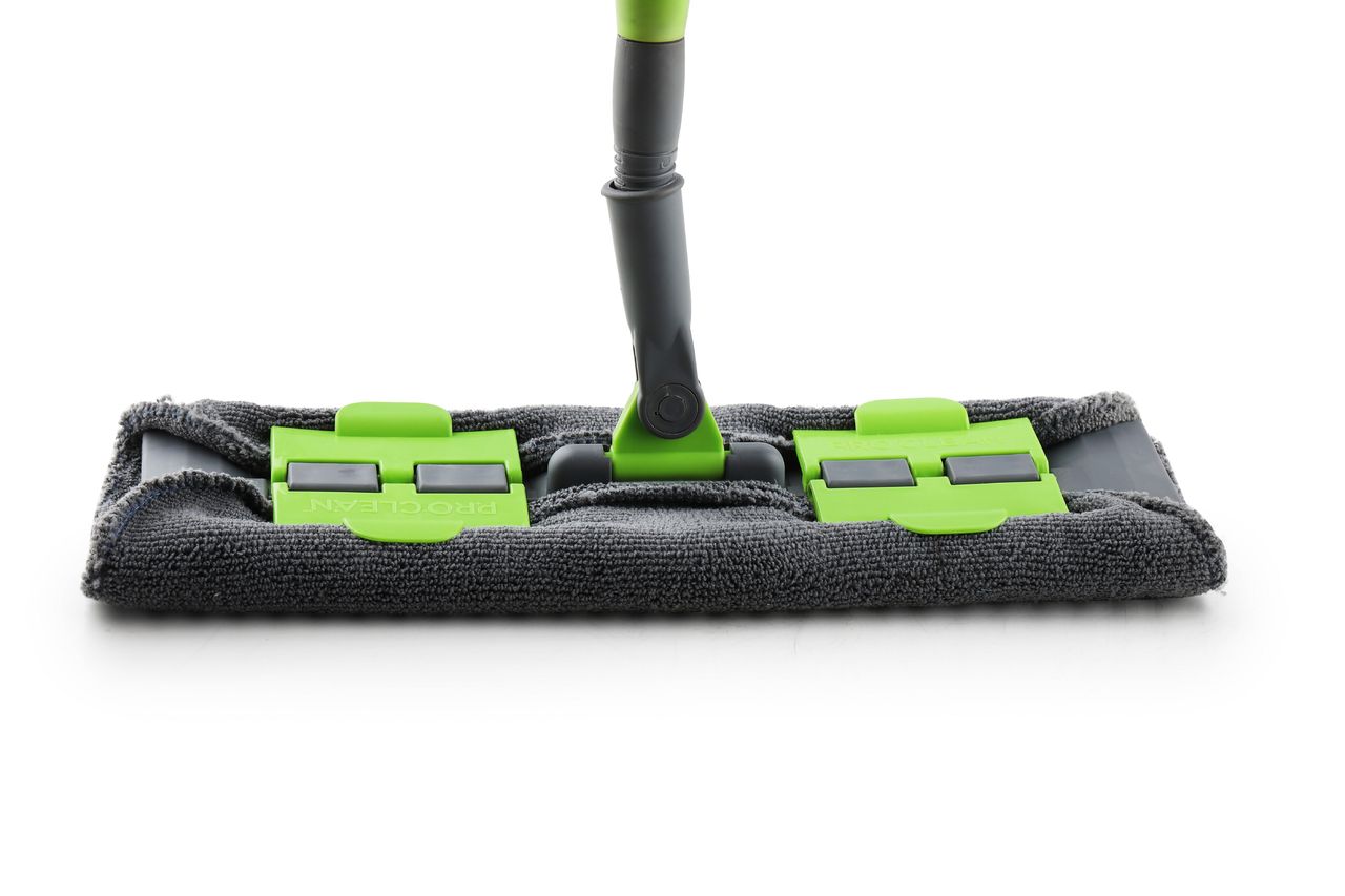 Proclean 360 Degree Flat Mop | With SS Handle - 41 Inch | With Refill Microfiber Cloth - 300 gsm