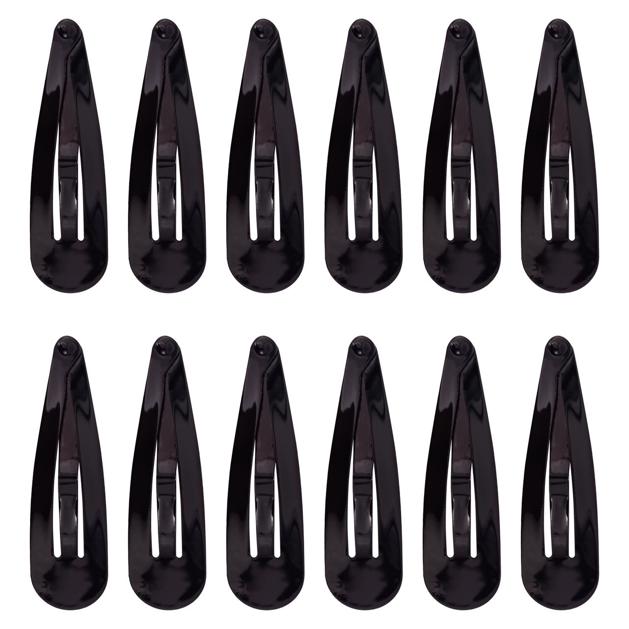 Midazzle Tic Tac Pin- Black Gloss (Pack Of 12)