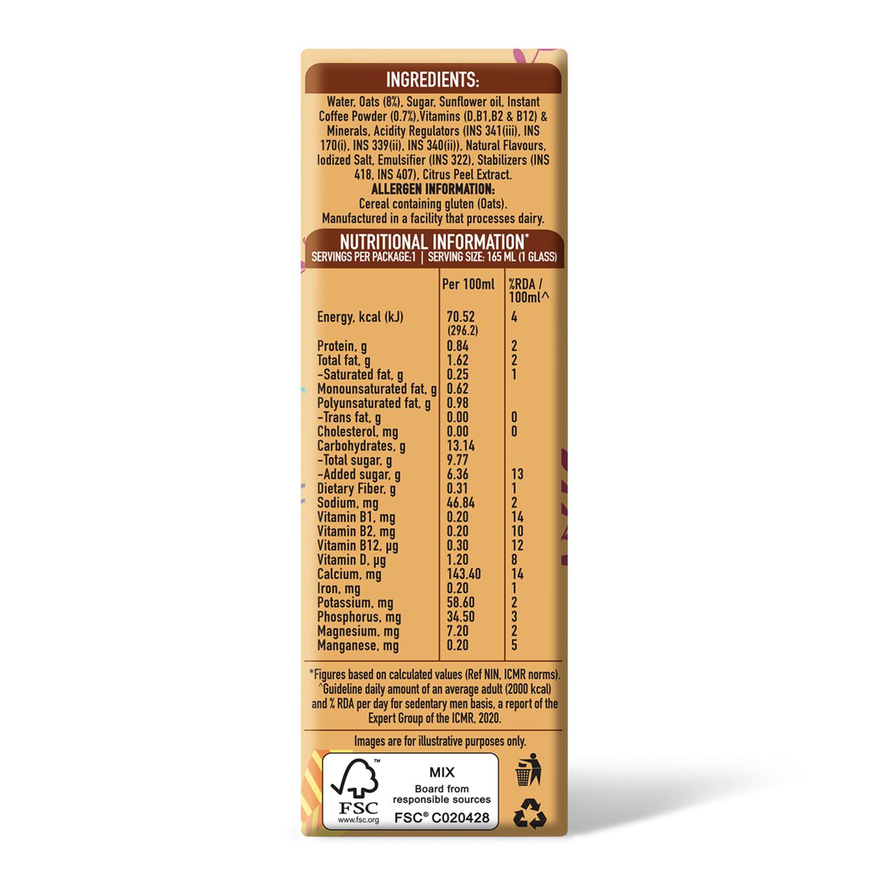 Only Earth Coffee Oat Shake