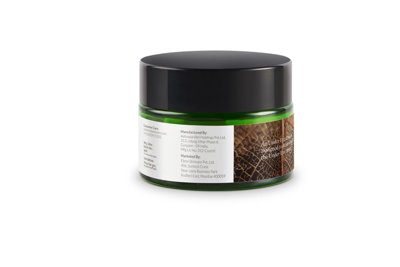 Xyst Natural Caffeine Under Eye Cream For Dark Circles | Wrinkles And Removal Of Fine Lines