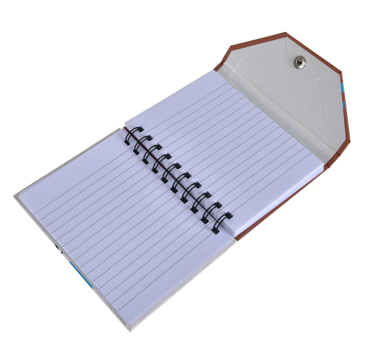 Worldone Tich Button Closure Notebook