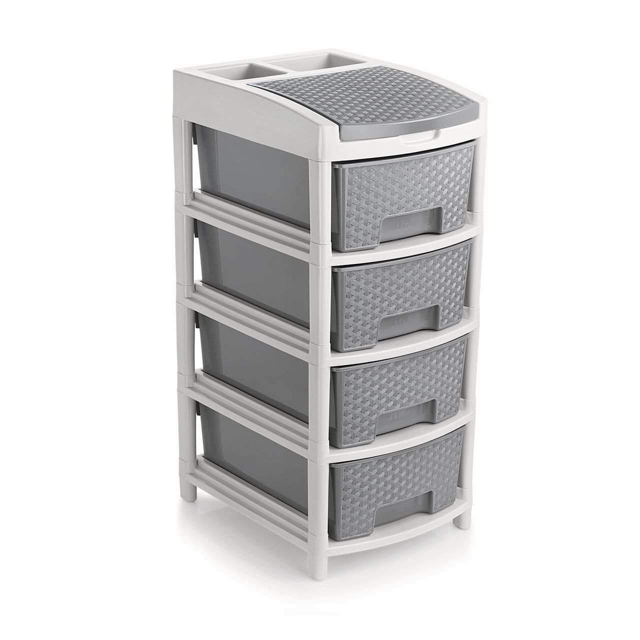 Liza Industries Vector 4 Big Drawer With Extra Compartment (Colour May Vary)
