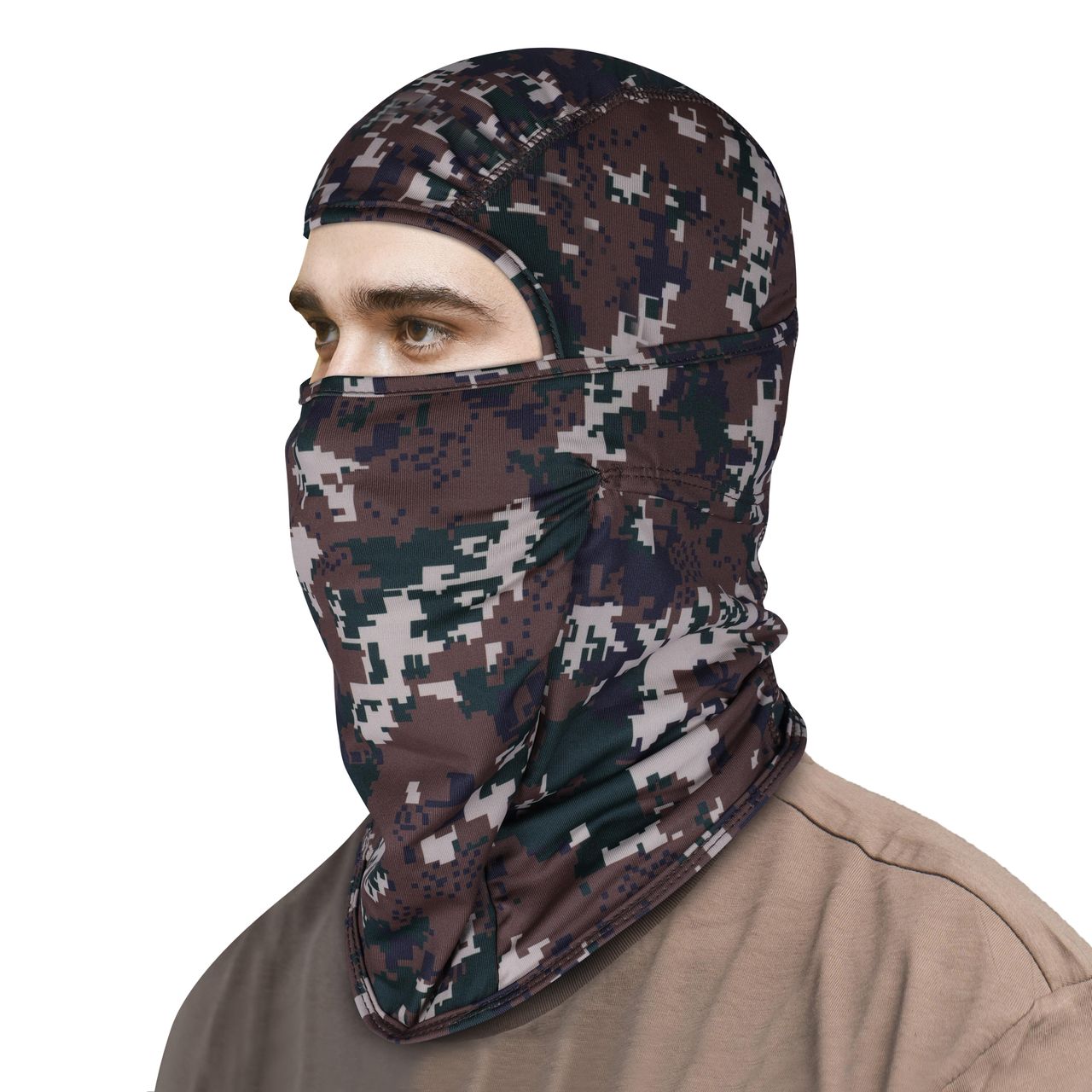 Xtrim UV-Protected Balaclava for Biking - Sweat Absorbing & Odour-Free | Camo Green