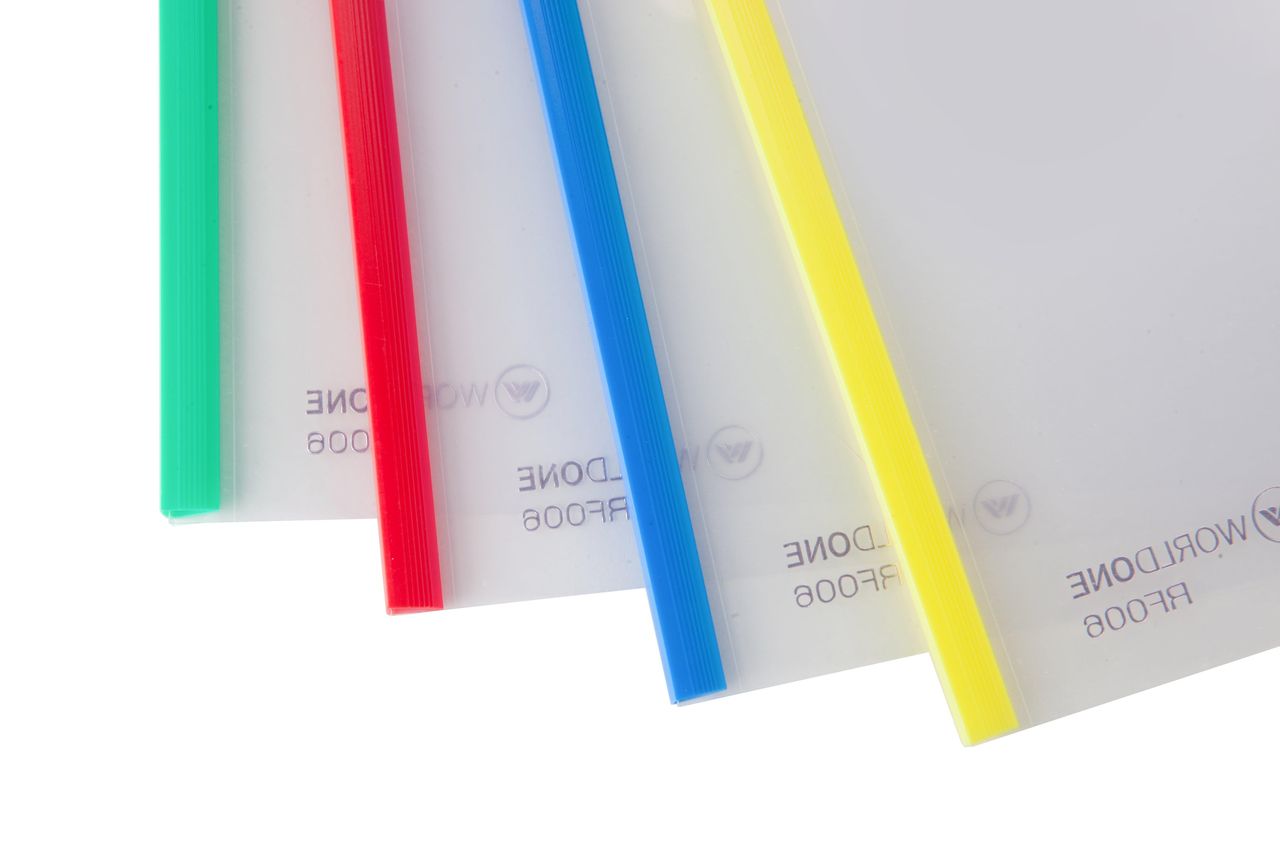 Worldone Slide Grip Binder File (10Mm Sliding Bar) (Colour May Vary)