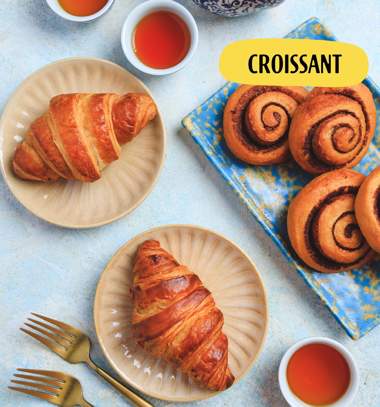 The Baker's Dozen 100% Real Butter Croissant with No Preservative