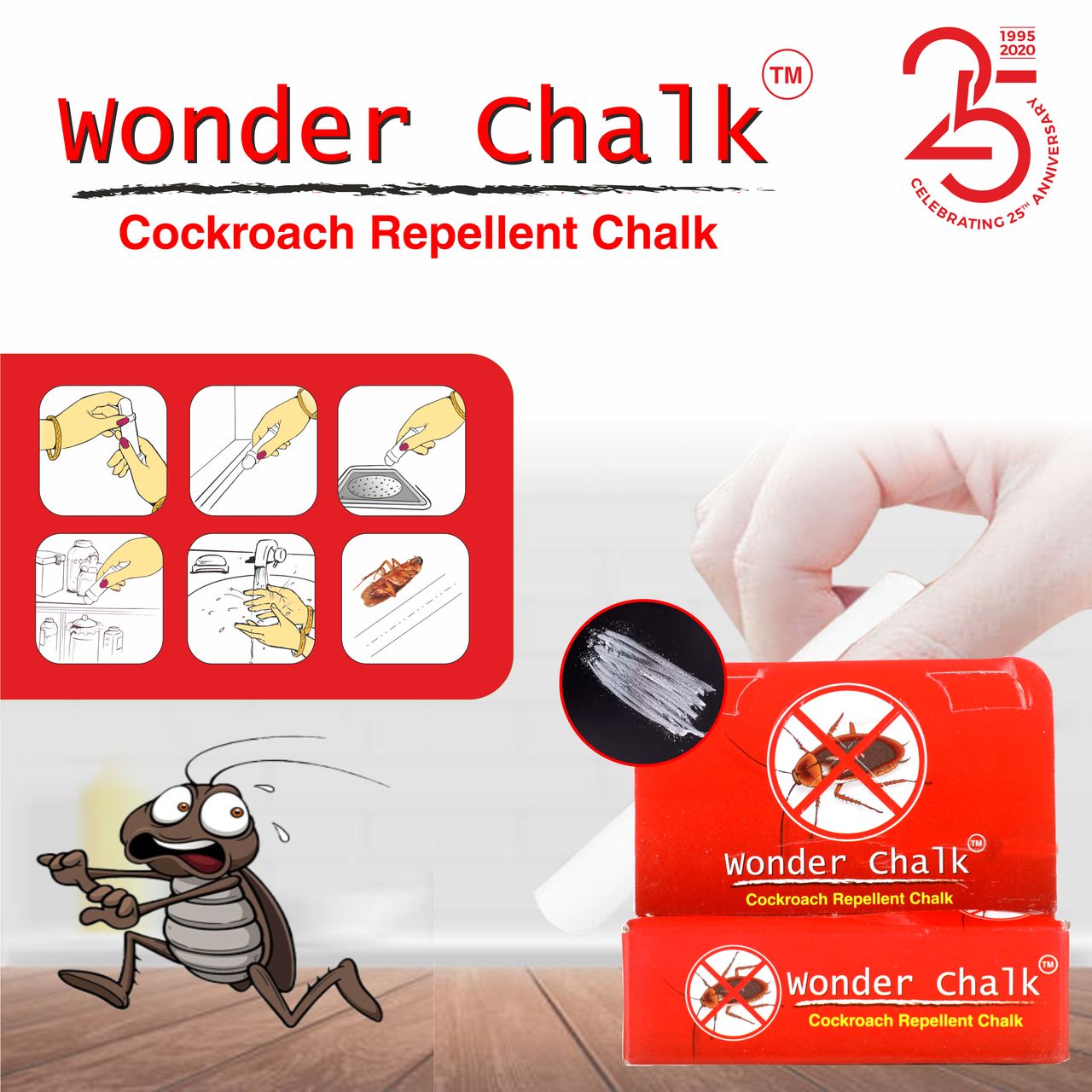 Wonder Fresh Cockroach Chalk