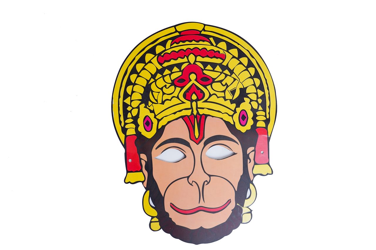Divine Vibes Hanuman Ji Mask. Ke