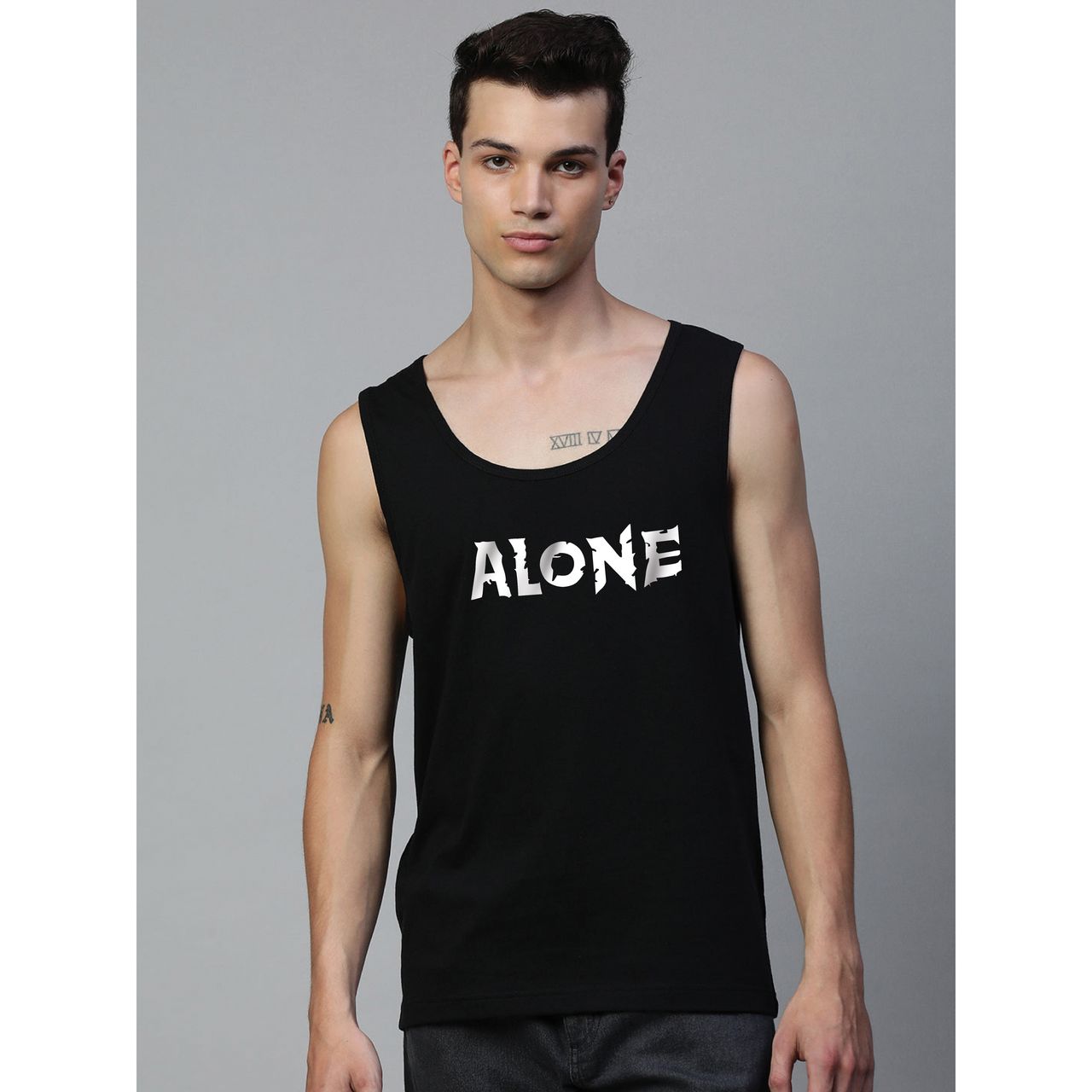 De Tees Men's Sleeveless T-shirt | Black - M
