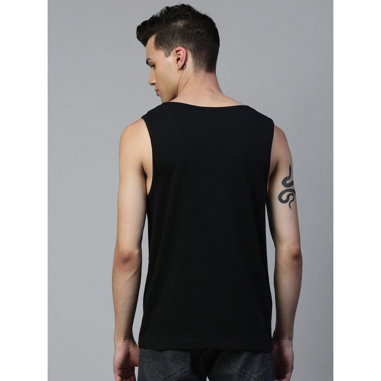De Tees Men's Sleeveless T-shirt | Black - M