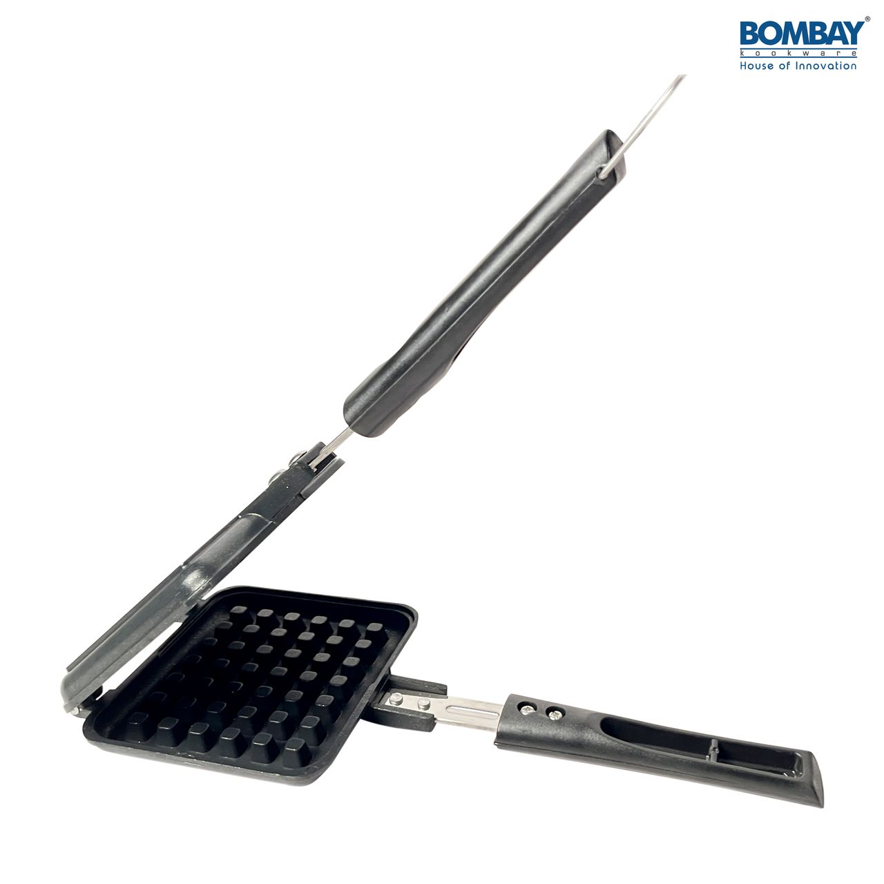 Non-Stick Waffle Pancake Maker - Gas Compatible, Super Heavy Thickness