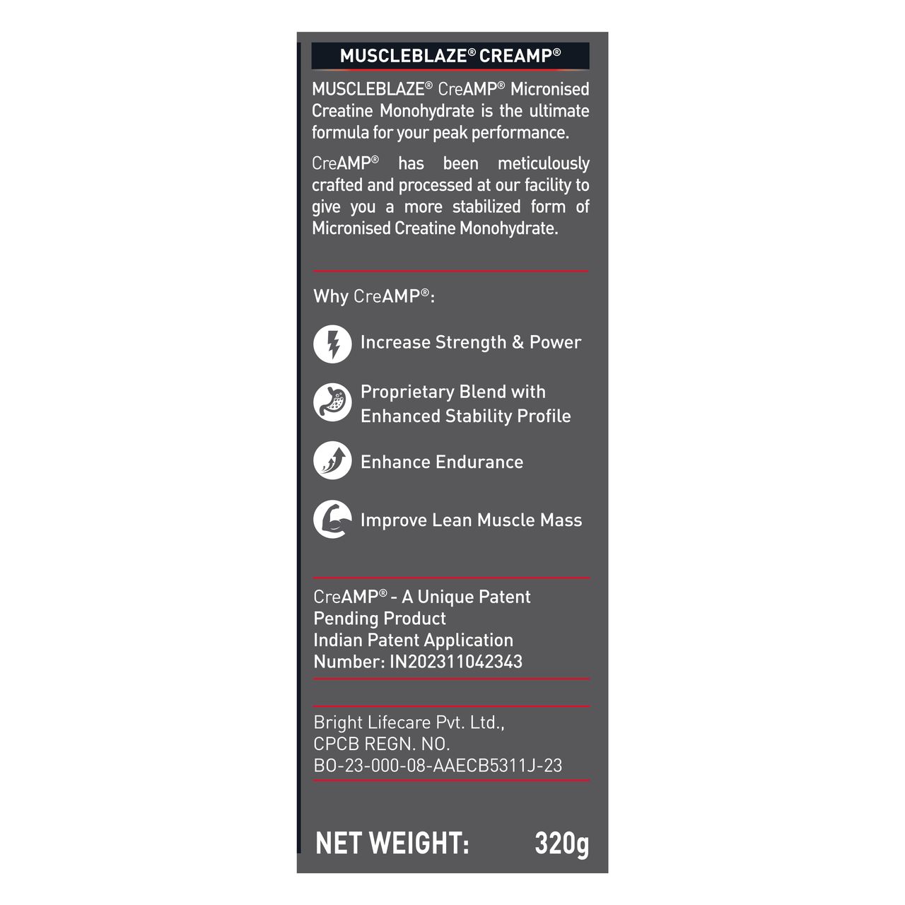 Muscleblaze Creatine Monohydrate Creamp With Creabsorb (Citrus Blast, 62 Servings) 250 g Combo