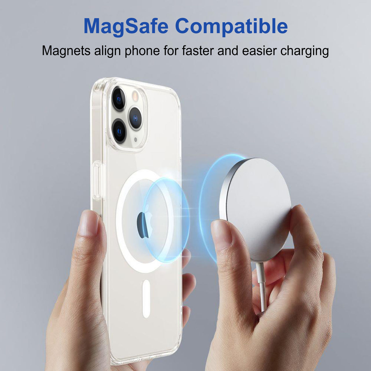 Zapcase Back Cover for Apple iPhone 11 Pro | MagSafe-Clear