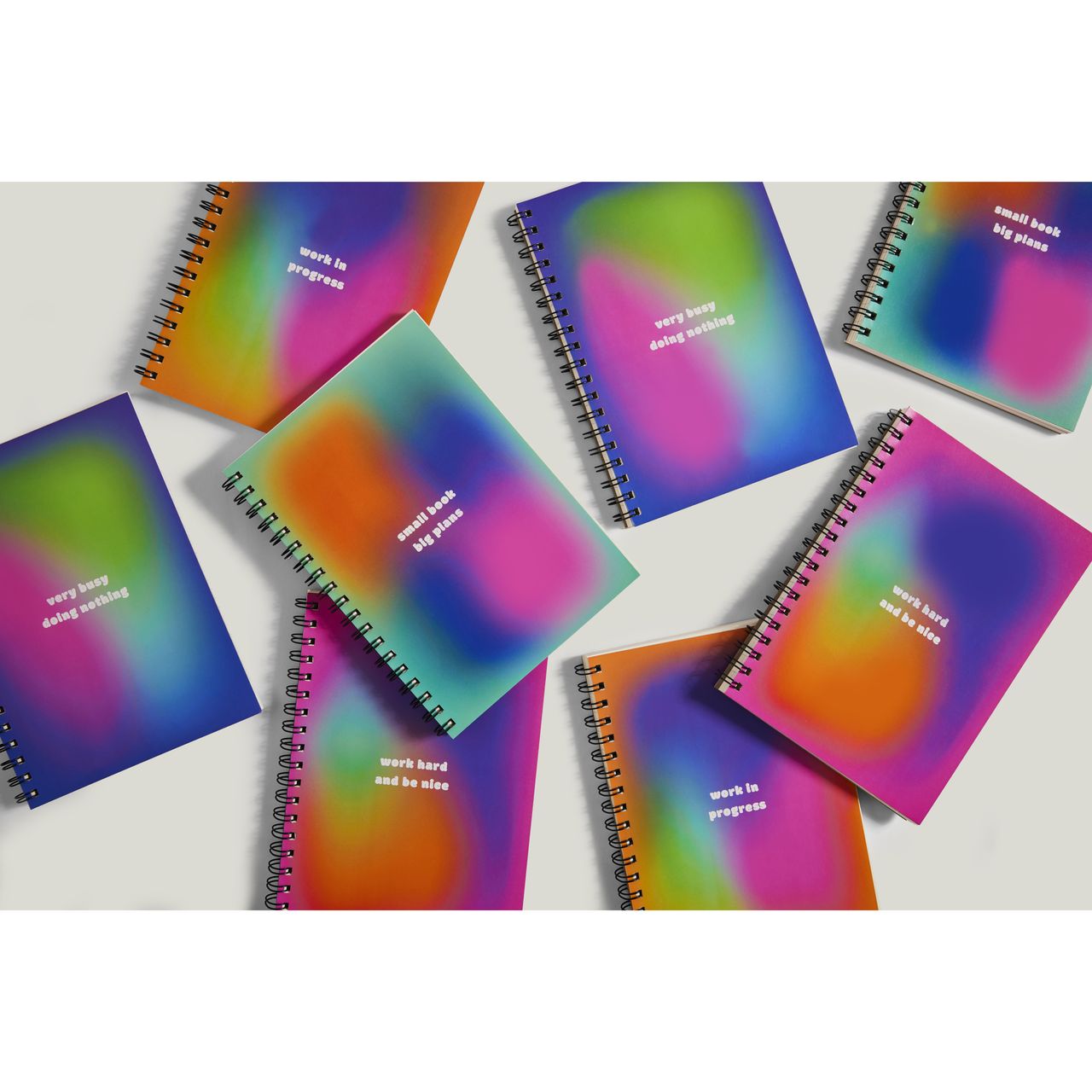 Tiger Notes Blur Series Notebook | B5 Size | 250 Ruled Pages | Natural Shade | Work Hard and be Nice