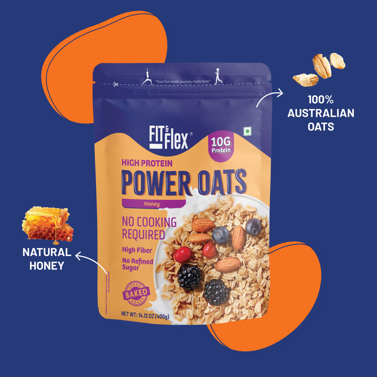 Fit & Flex Power Oats Honey